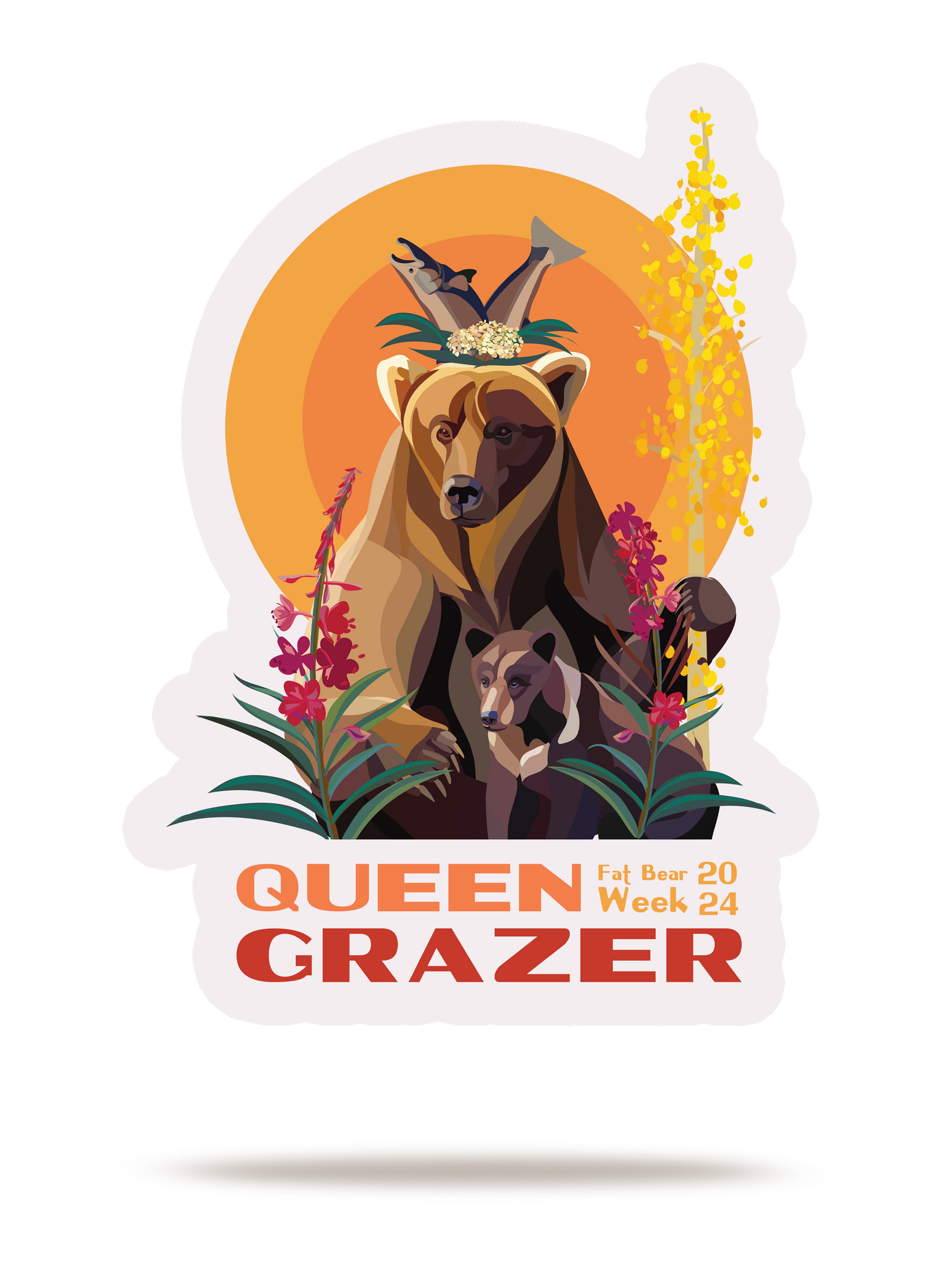 2024 Fat Bear Champ Sticker
