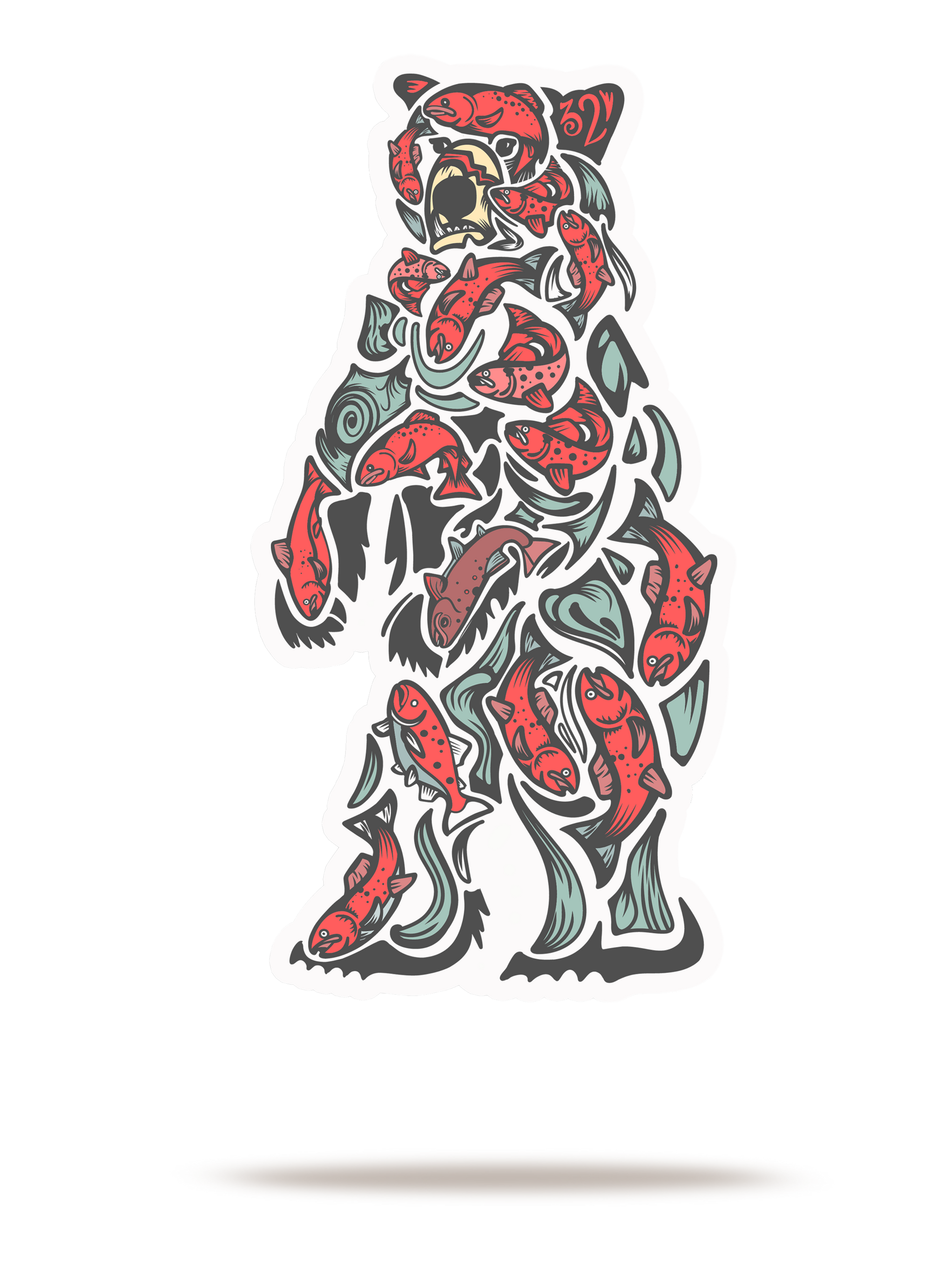 32 Chunk Standing Sticker