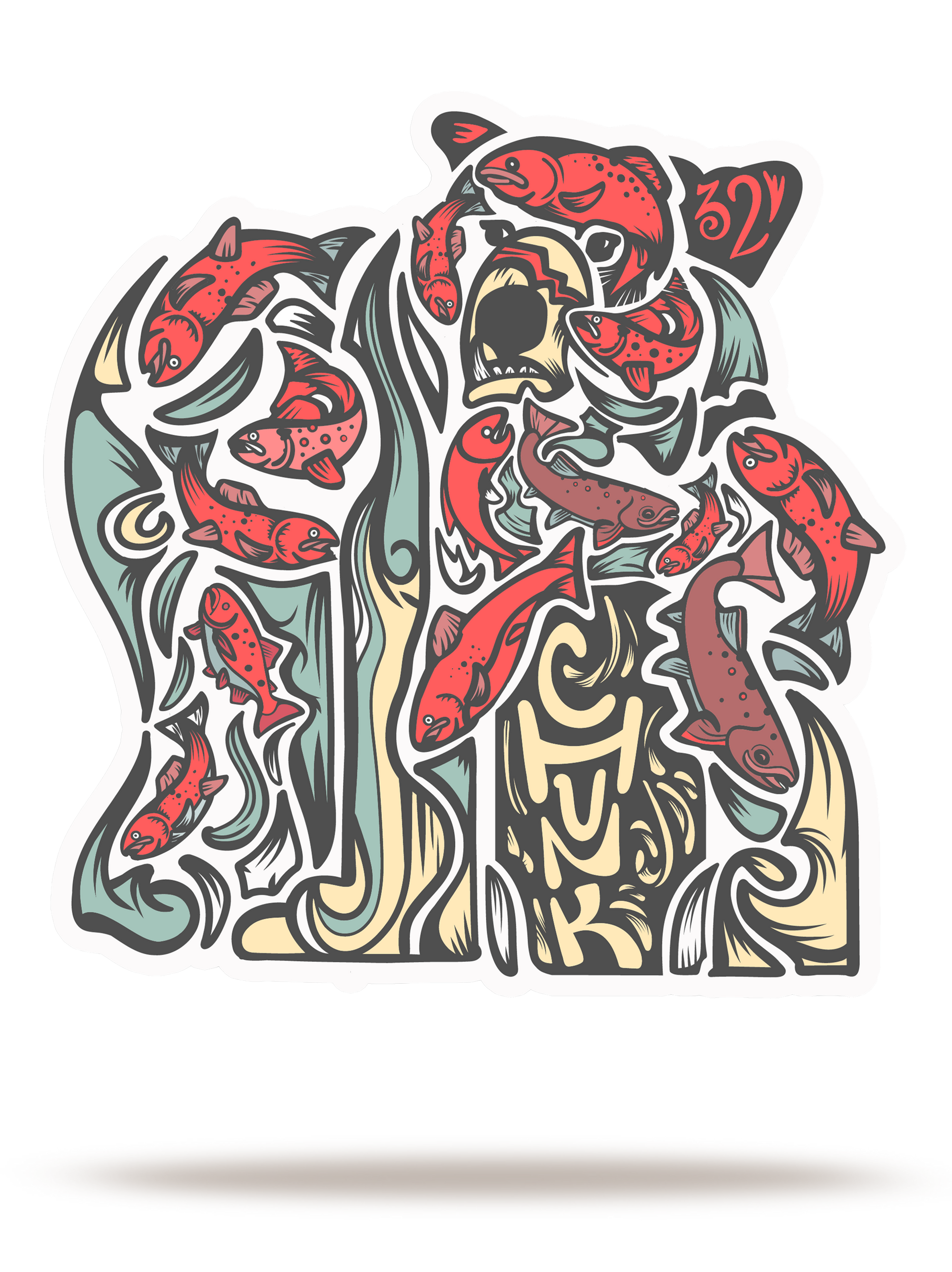 32 Chunk Sticker