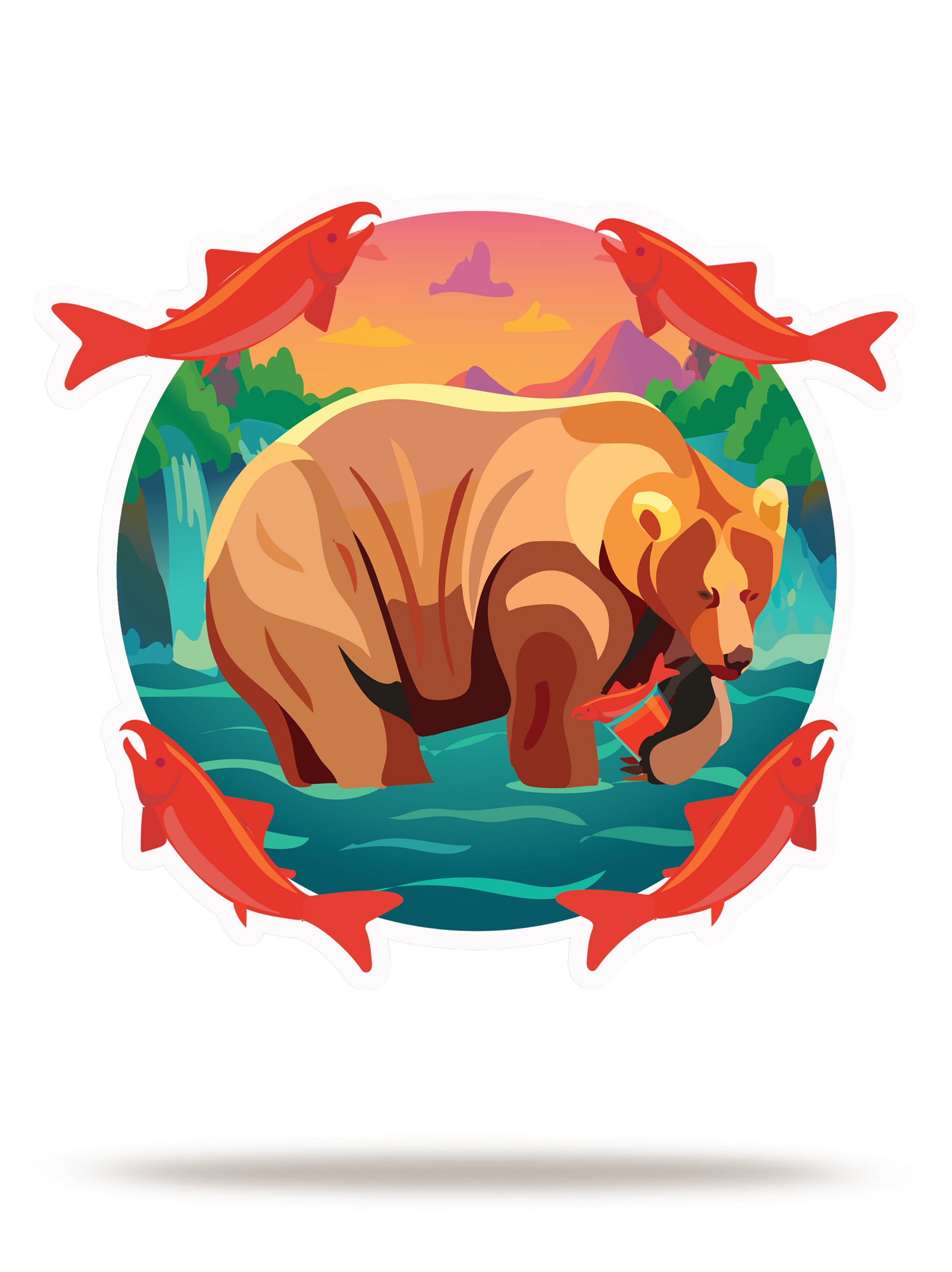 435 Holly Salmon Sticker-1