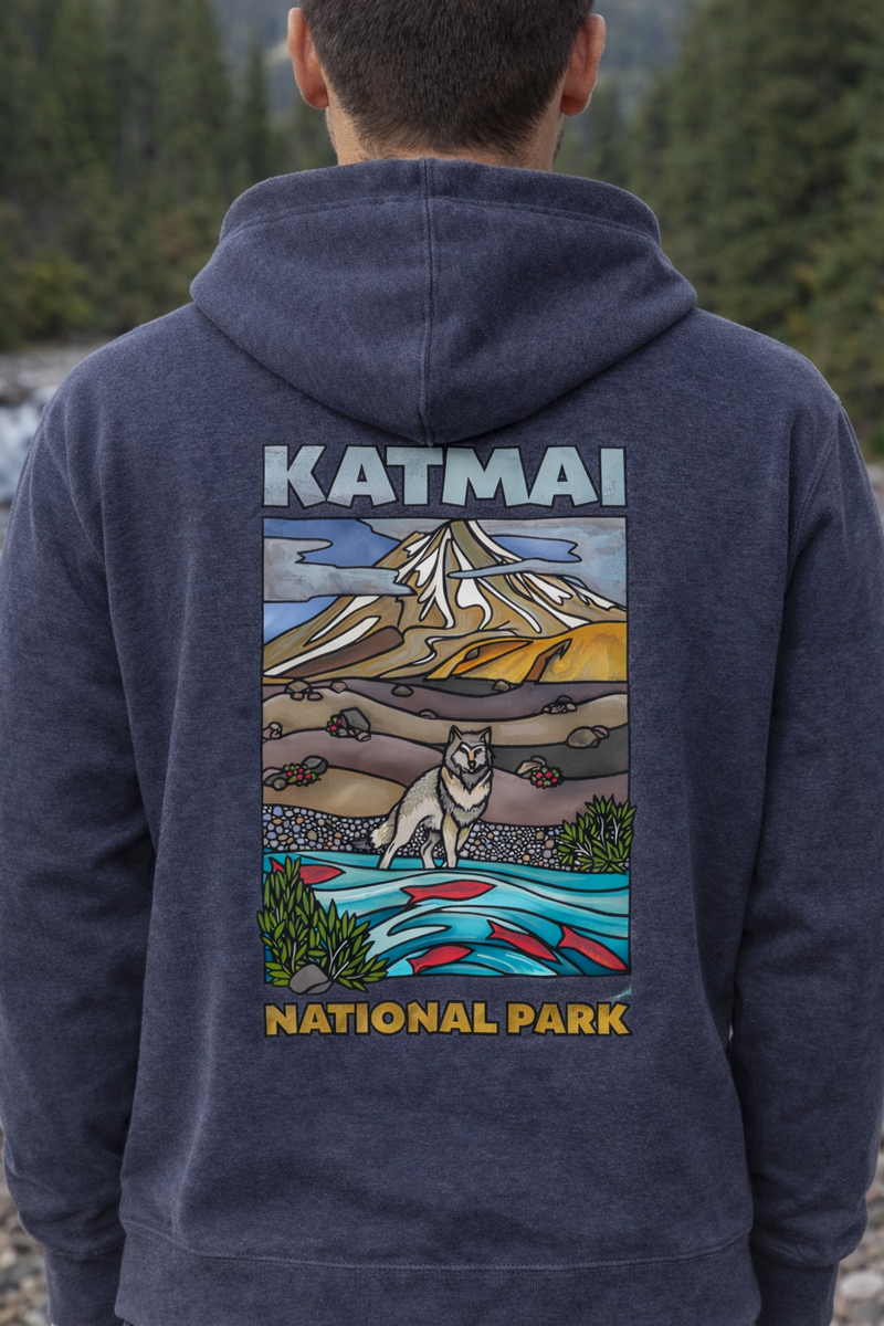 Katmai Valley Wolf Hoodie-4