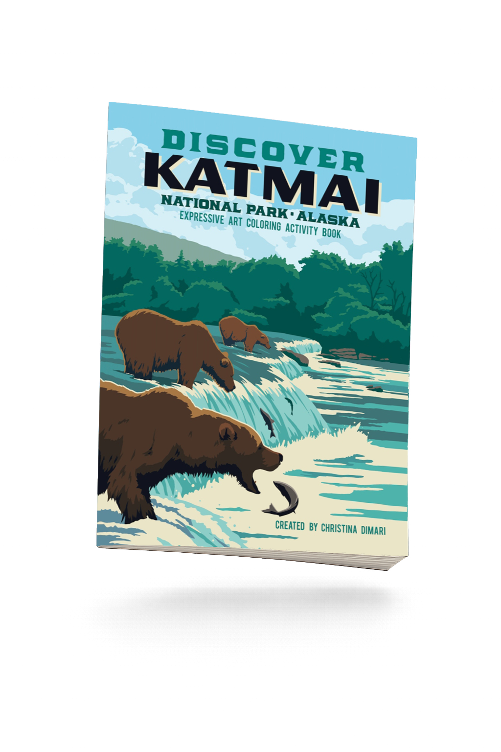 Discover Katmai National Park  Coloring Activity Book-1
