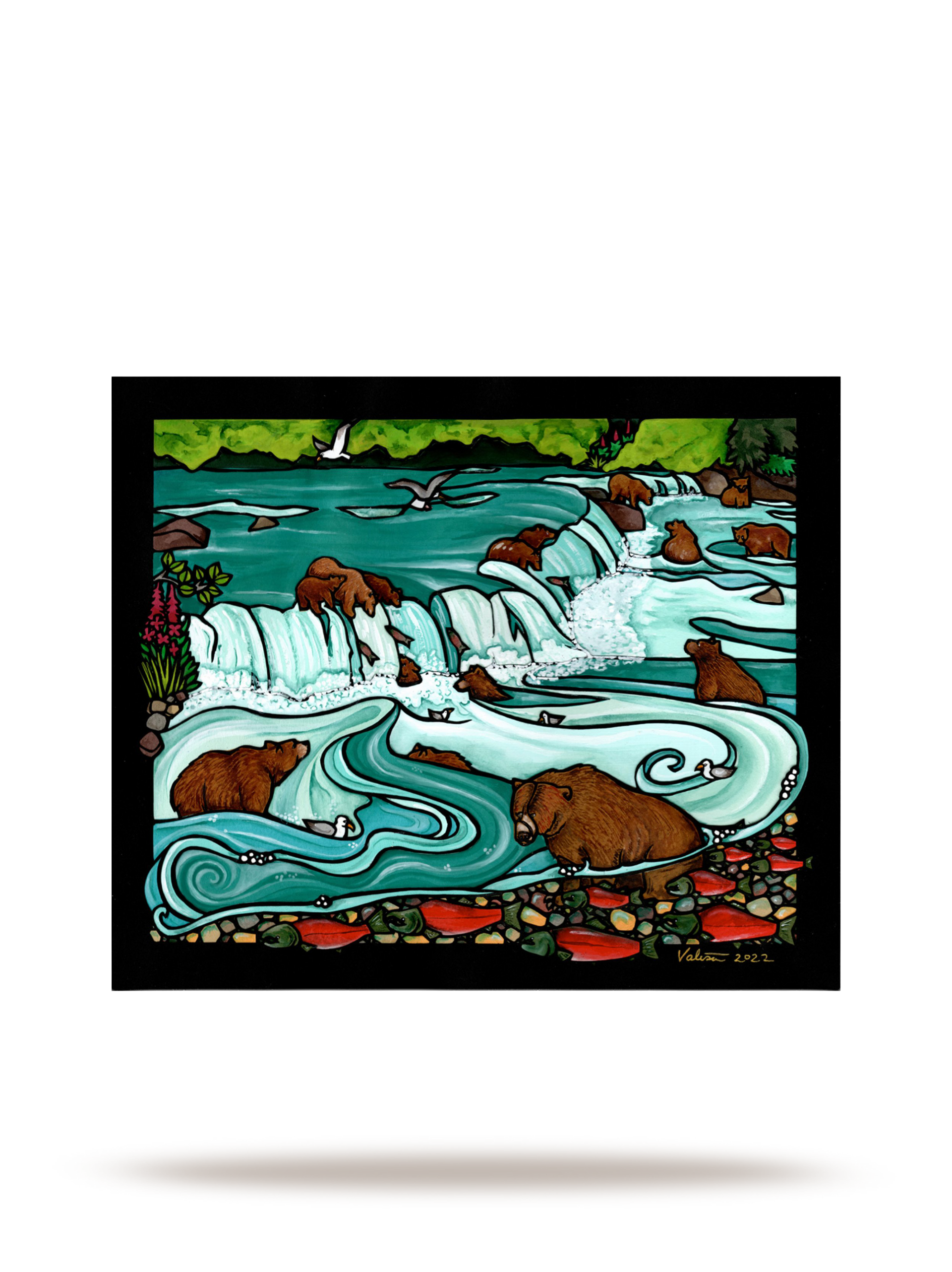Valisa Higman Brooks Falls  Sticker