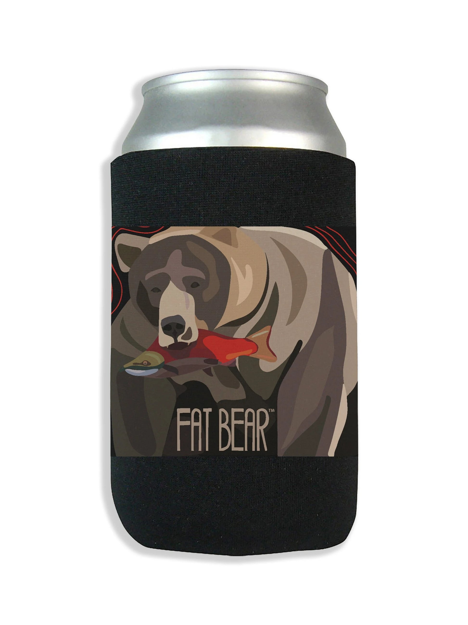 Sara Wolman Fat Bear Koozie (6-Pack)-1