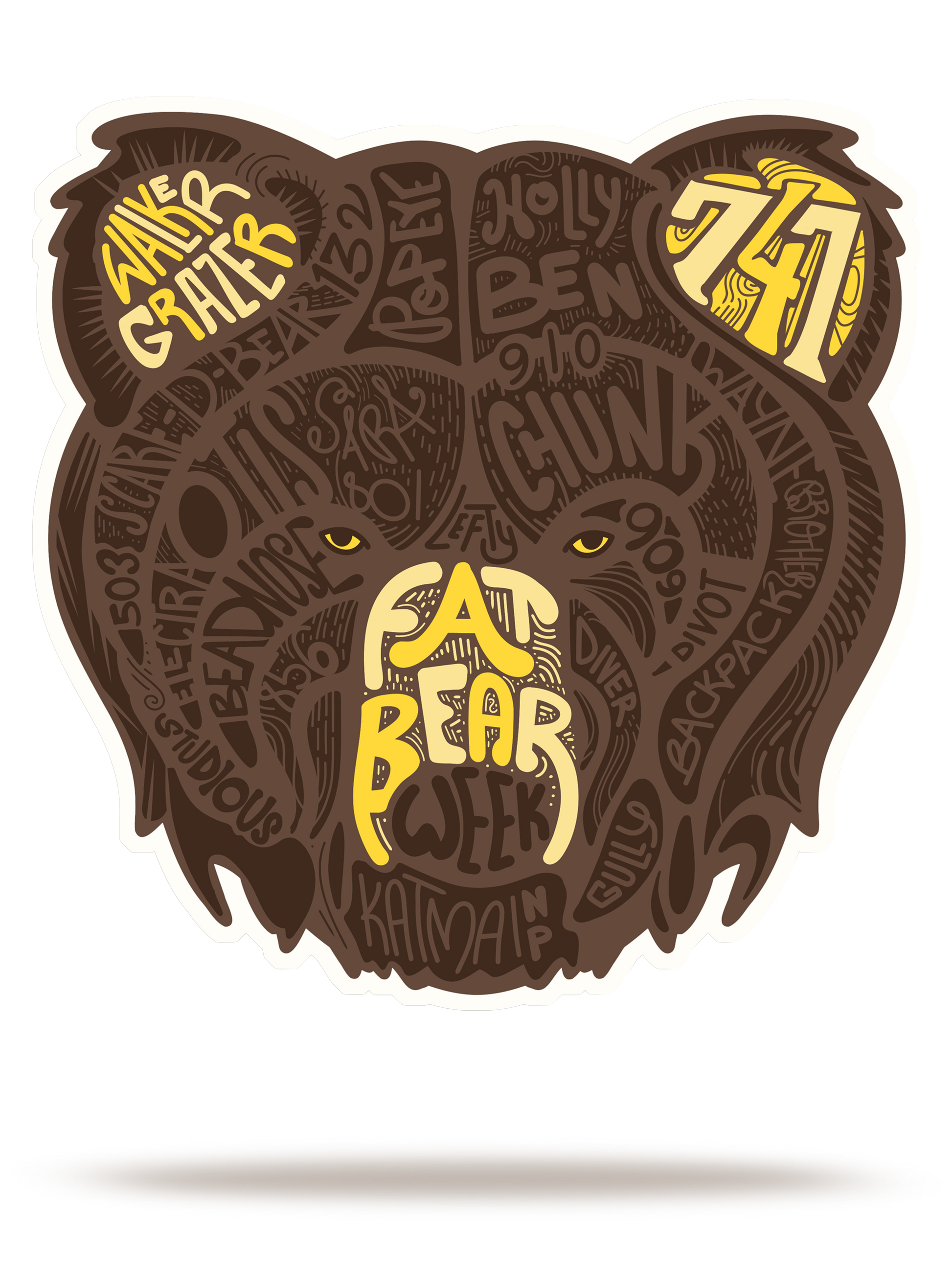 Fat Bear Legends Sticker-1