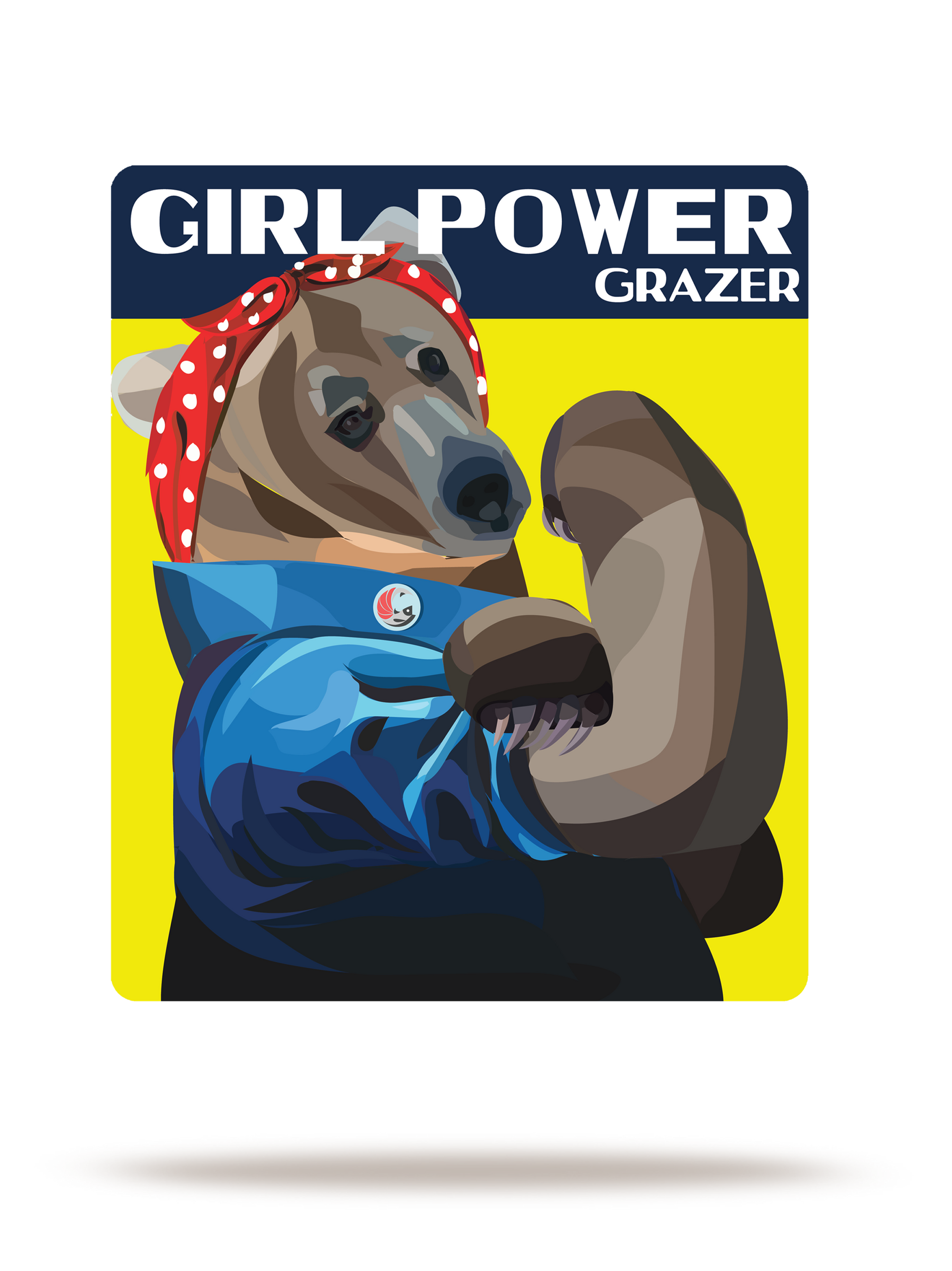 Girl Power Grazer Sticker