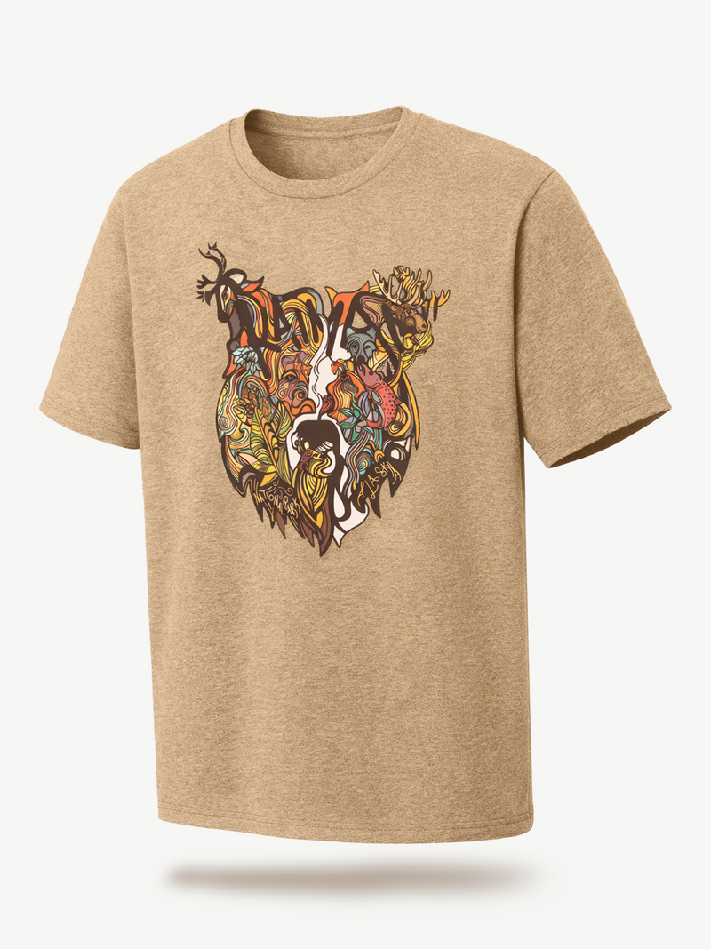 Katmai Wildlife Bear T-Shirt-1