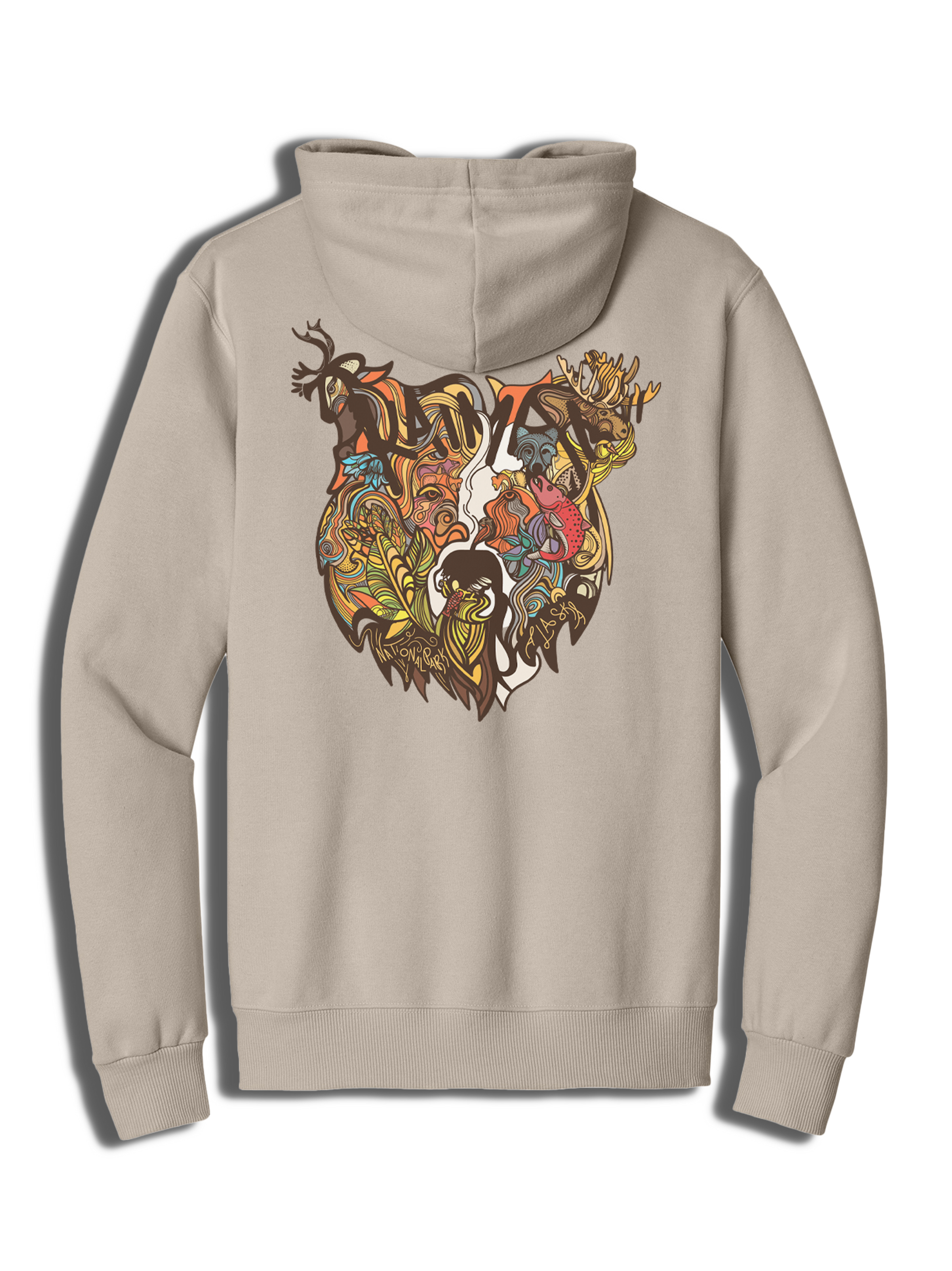Katmai Wildlife Bear Hoodie-1