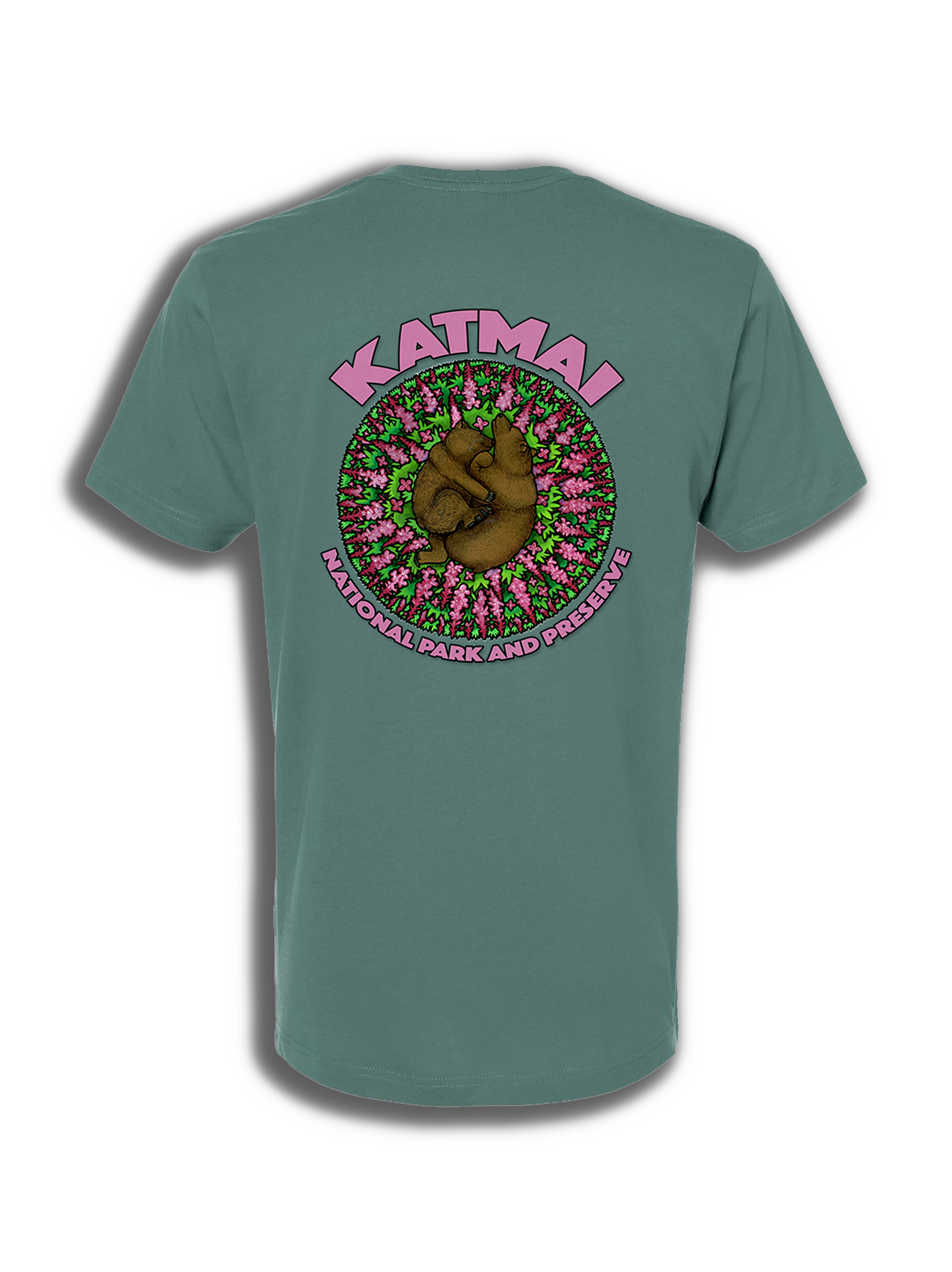 Katmai Bears in Fireweed T-shirt