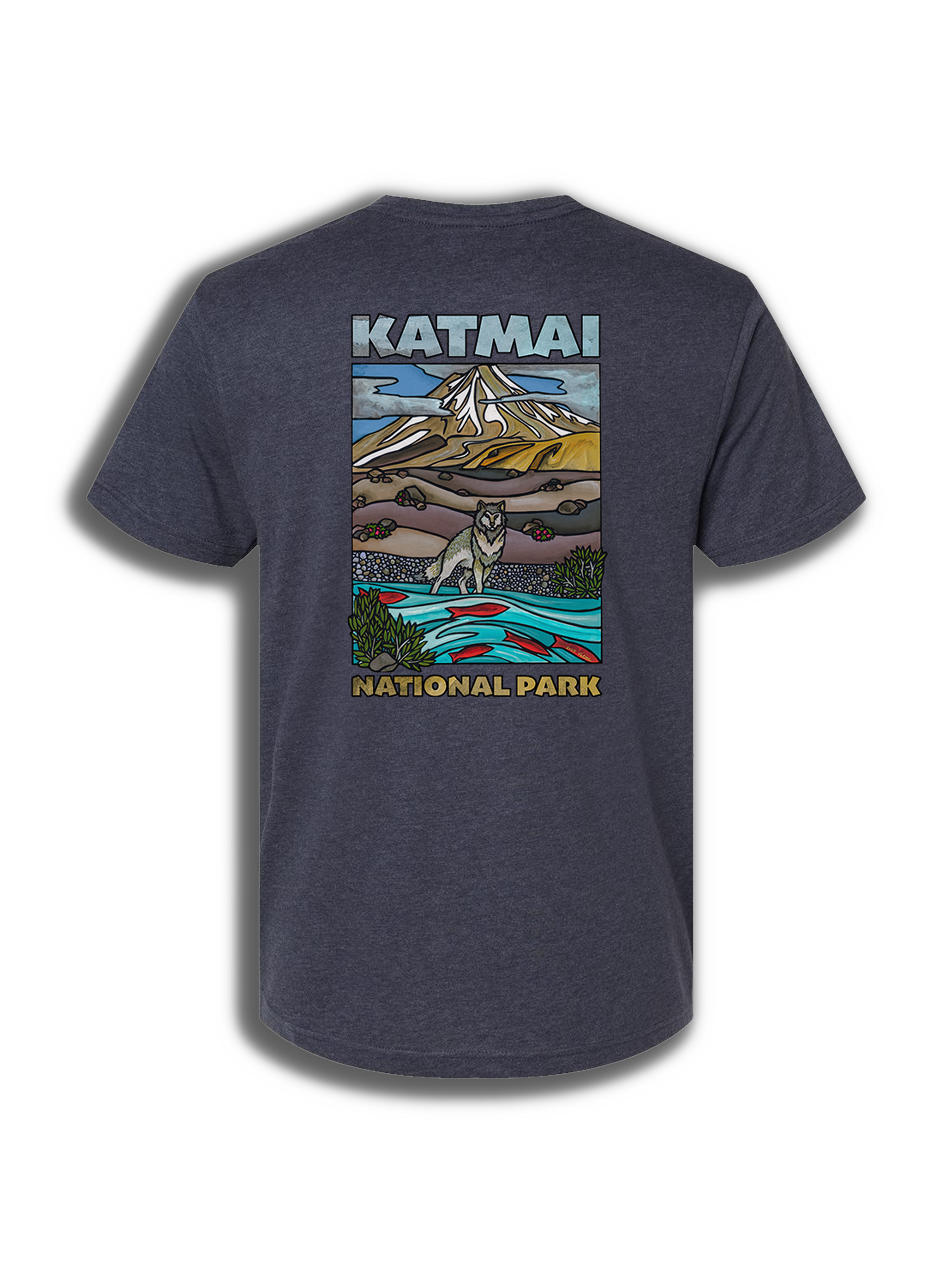 Katmai Valley Wolf T-shirt-1