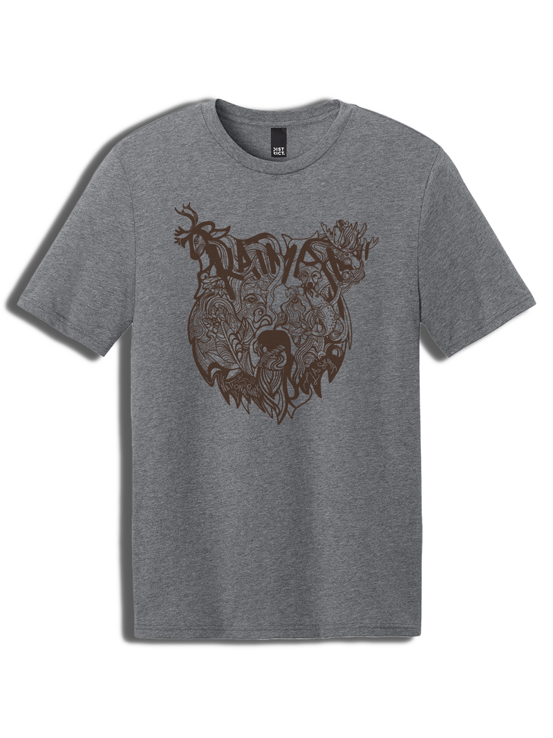 Katmai Wildlife Bear T-shirt - Graphite Heather-1