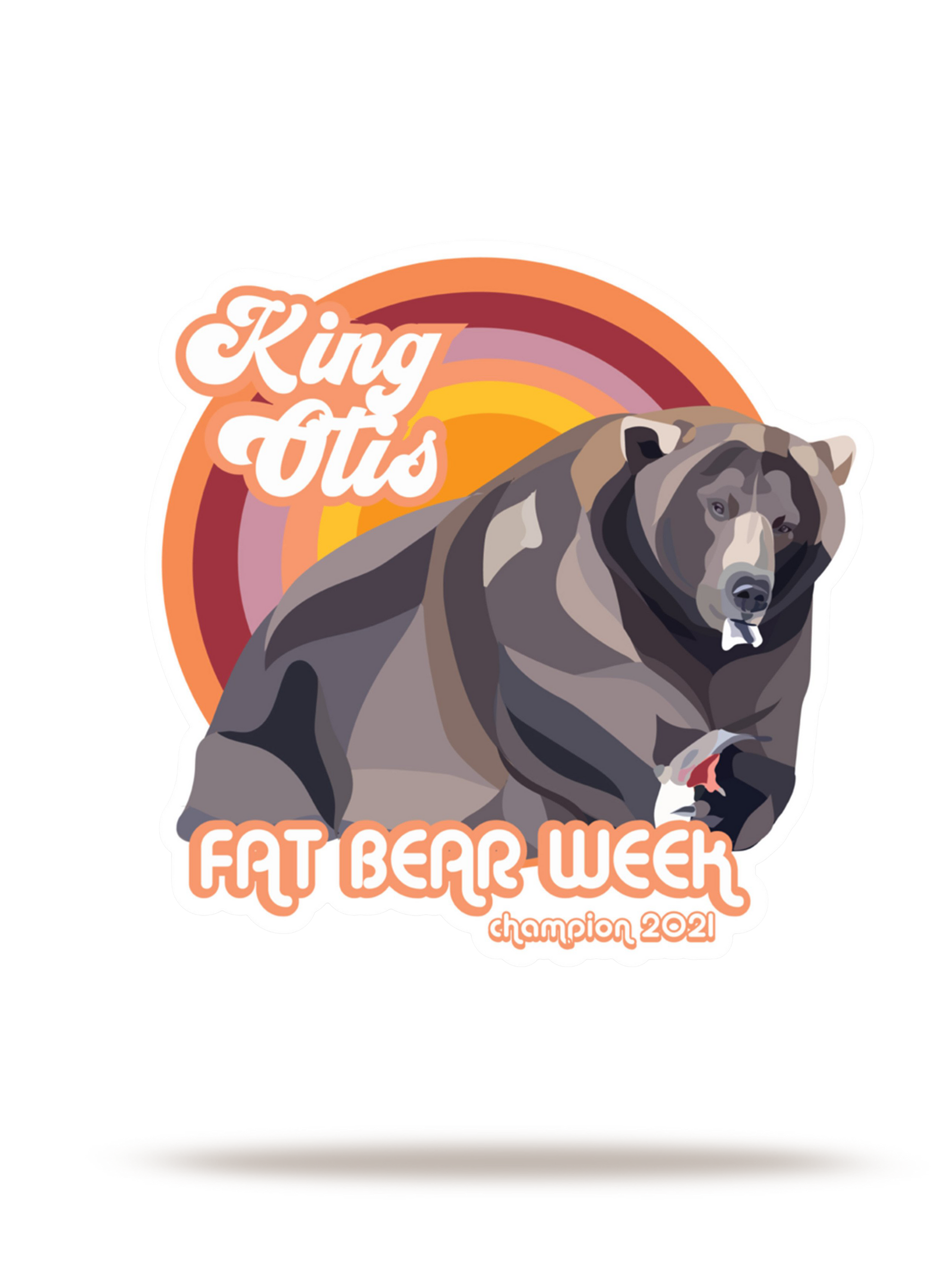 Sara Wolman King Otis Sticker