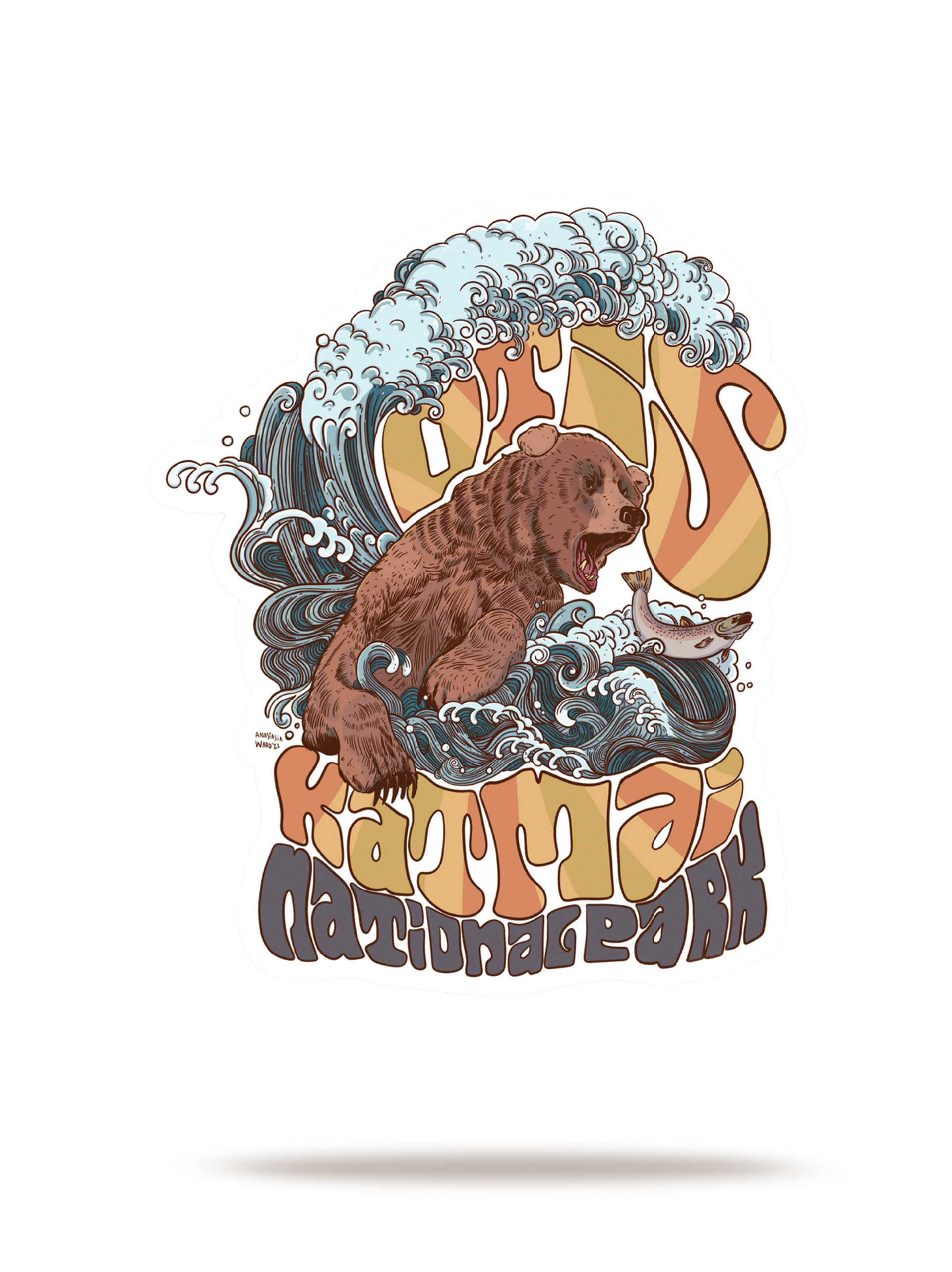 Anastasia Ward 480 Otis Sticker