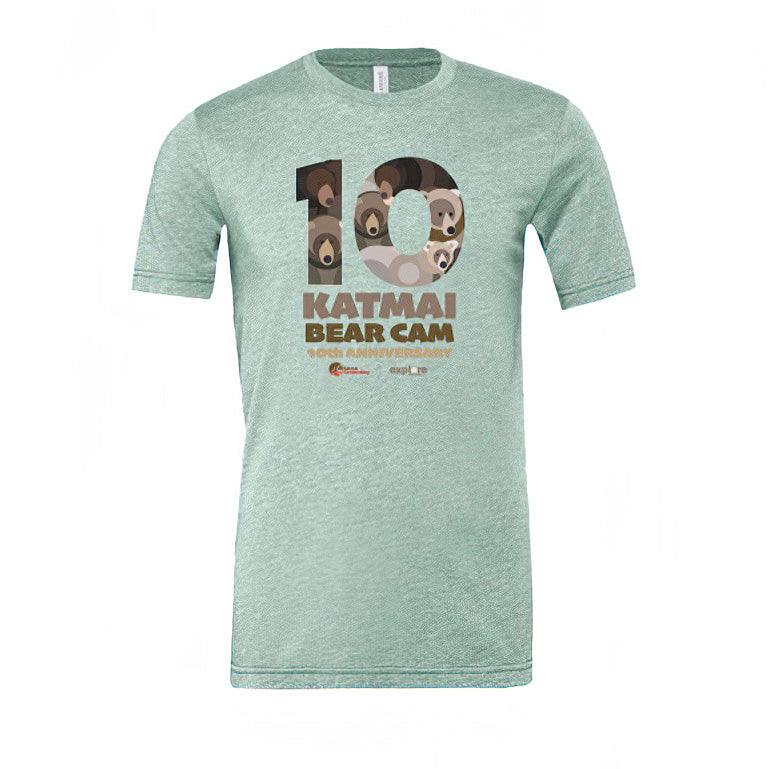 Limited Edition Katmai Bear Cam 10th Anniversary T-shirts